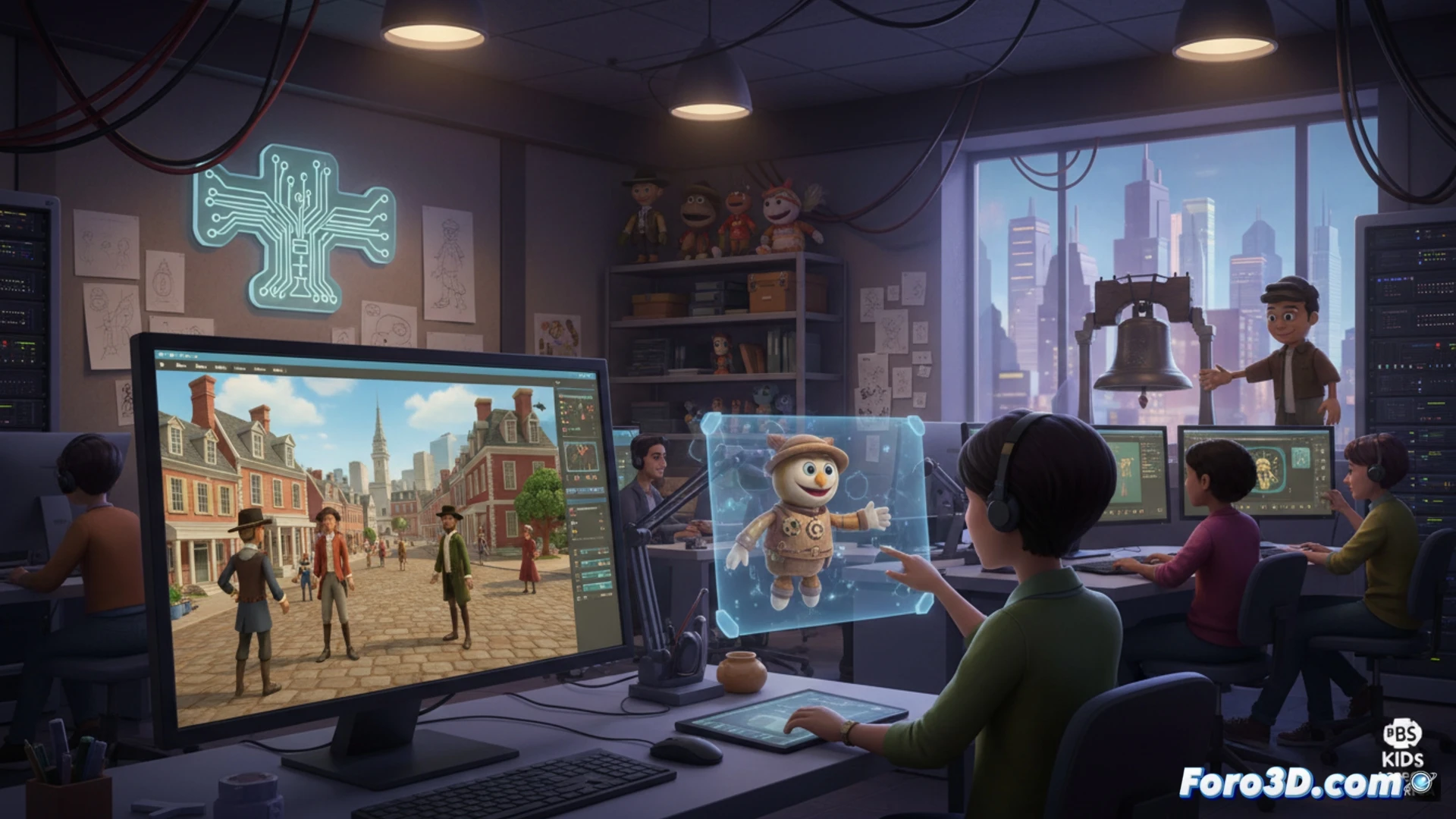 Modelado 3D y animación en la nueva programación educativa de PBS Kids