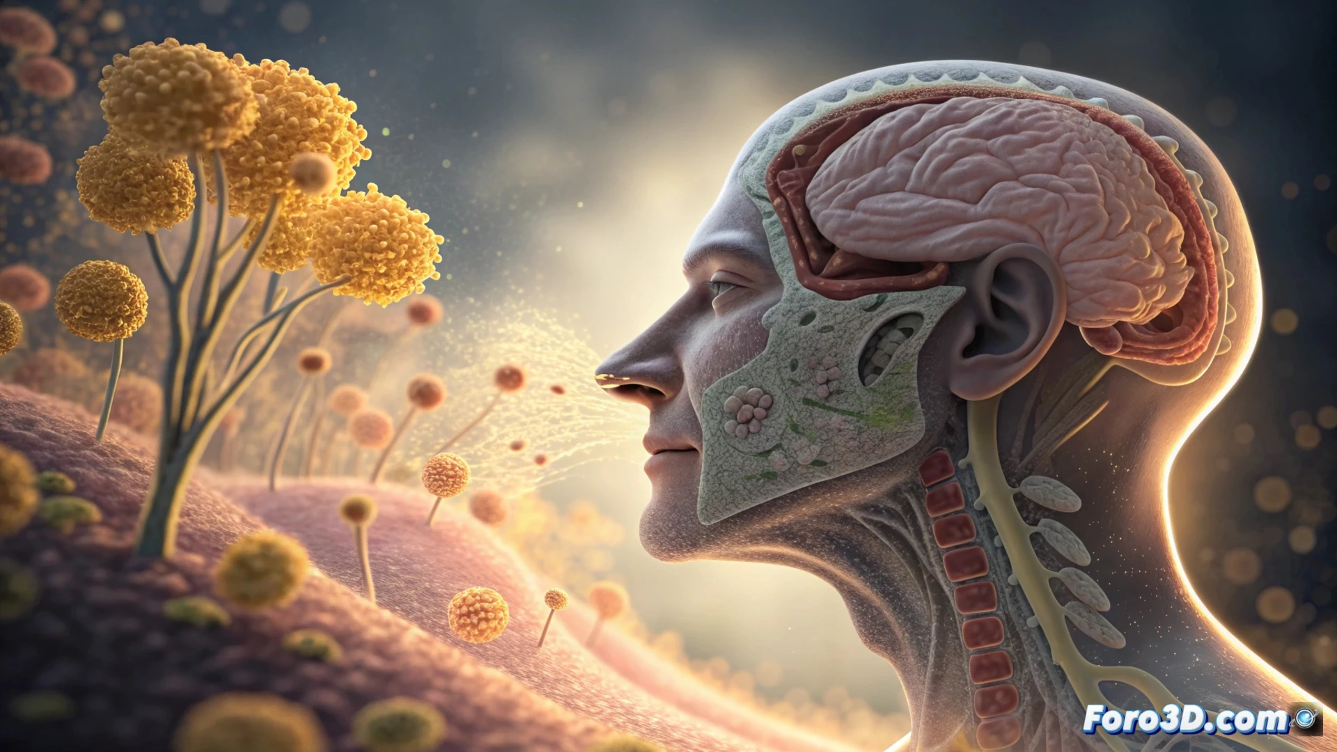 Modelando la huella olfativa del Parkinson en 3D