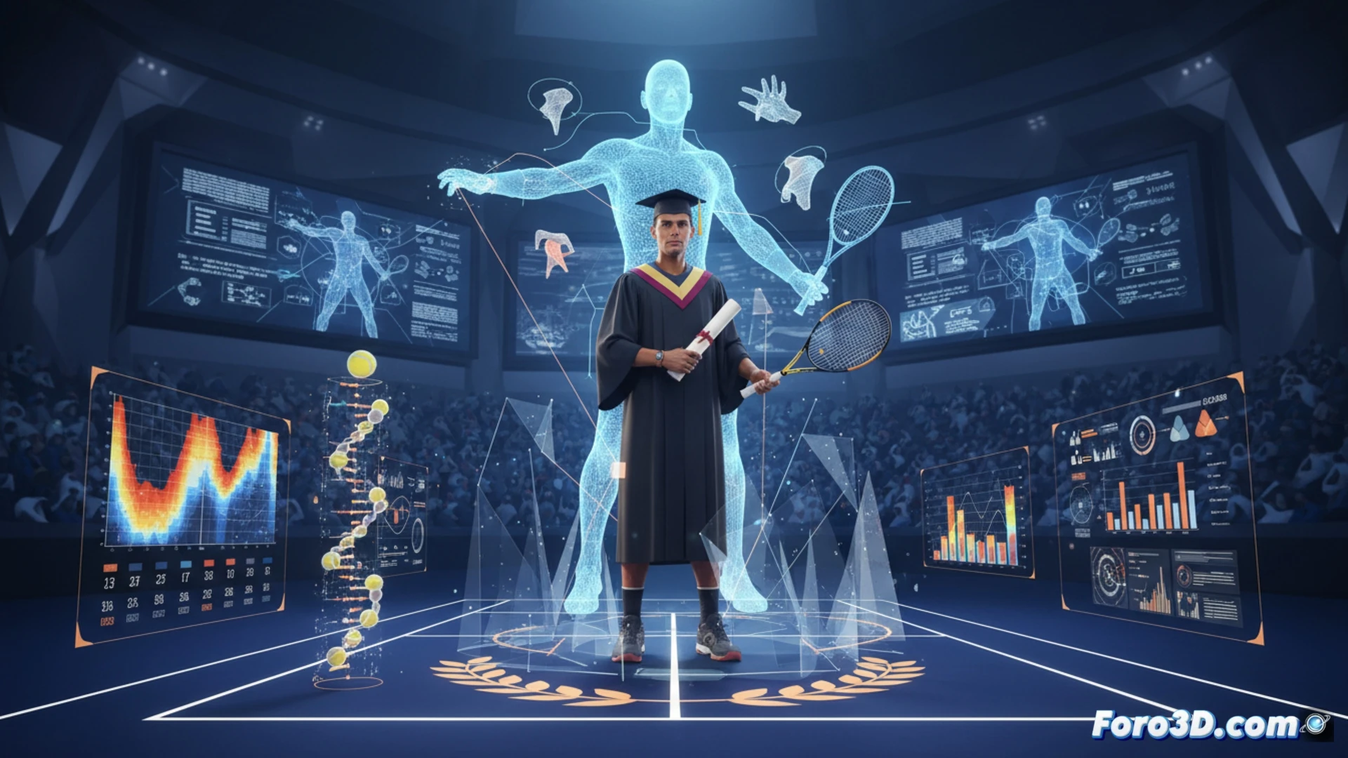 Nadal, honoris causa: la tecnología 3D tras su leyenda