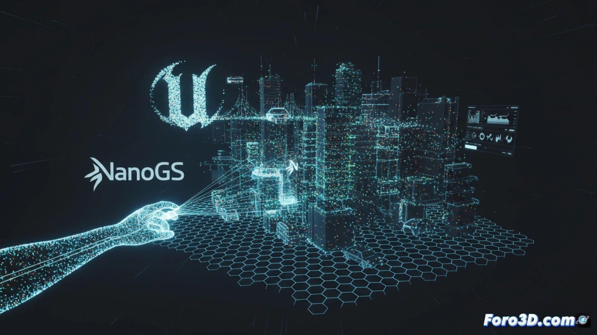 NanoGS: 3D Gaussian Splatting optimizado para VFX en Unreal Engine 5