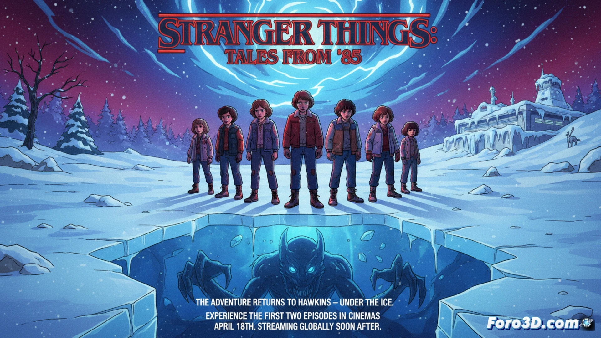 Netflix estrena en cines de EE.UU. la serie animada 'Stranger Things: Tales From ´85'