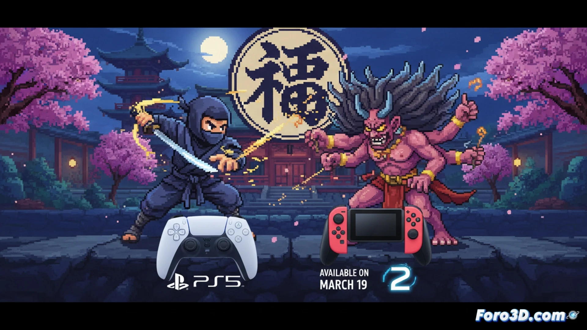 Ninja-Kid II llega a PS5 y Switch 2 el 19 de marzo
