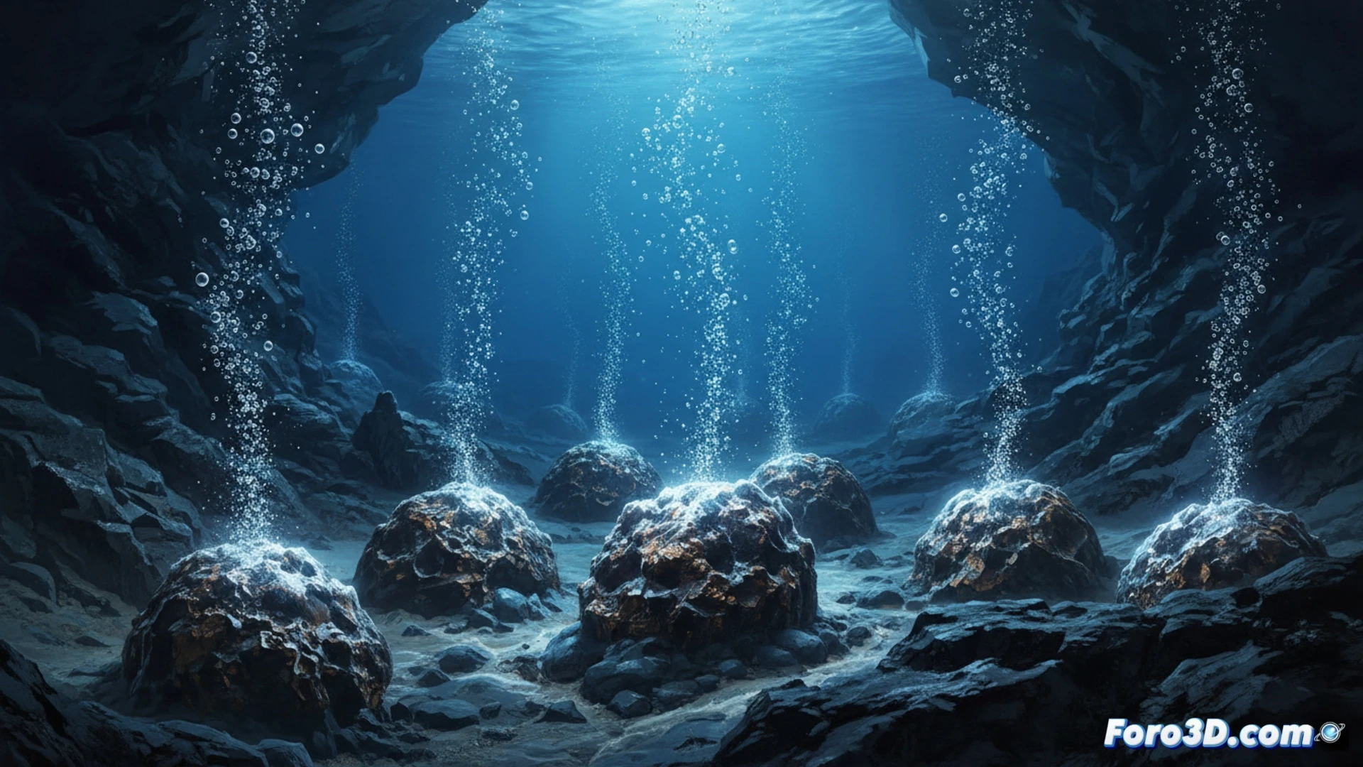 Nódulos del Pacífico generan oxígeno sin luz solar, un proceso abiótico