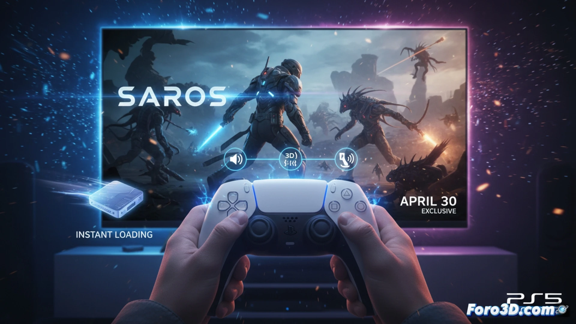 Nuevo tráiler de Saros para PS5 muestra el uso de las características del hardware