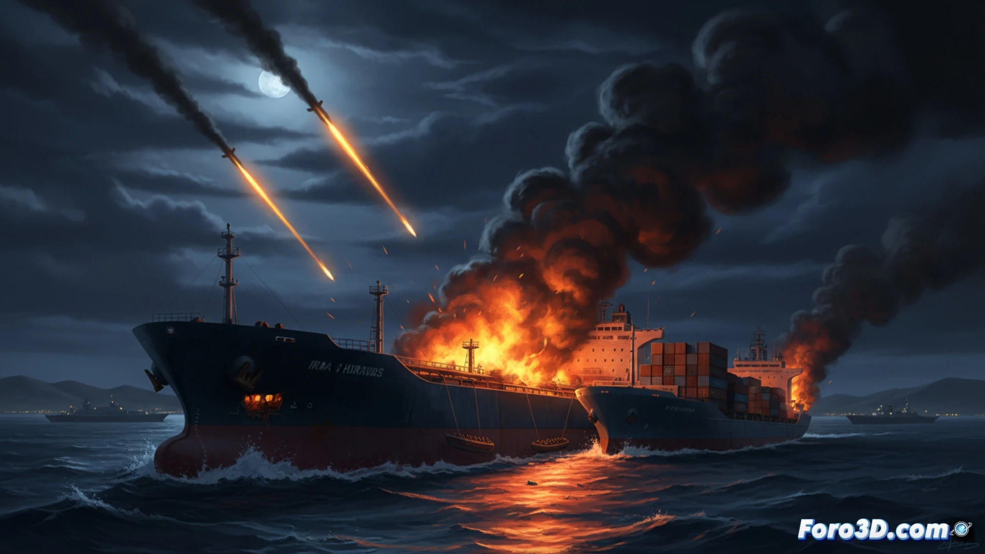 Nuevos ataques con misiles en el estrecho de Ormuz afectan a petroleros