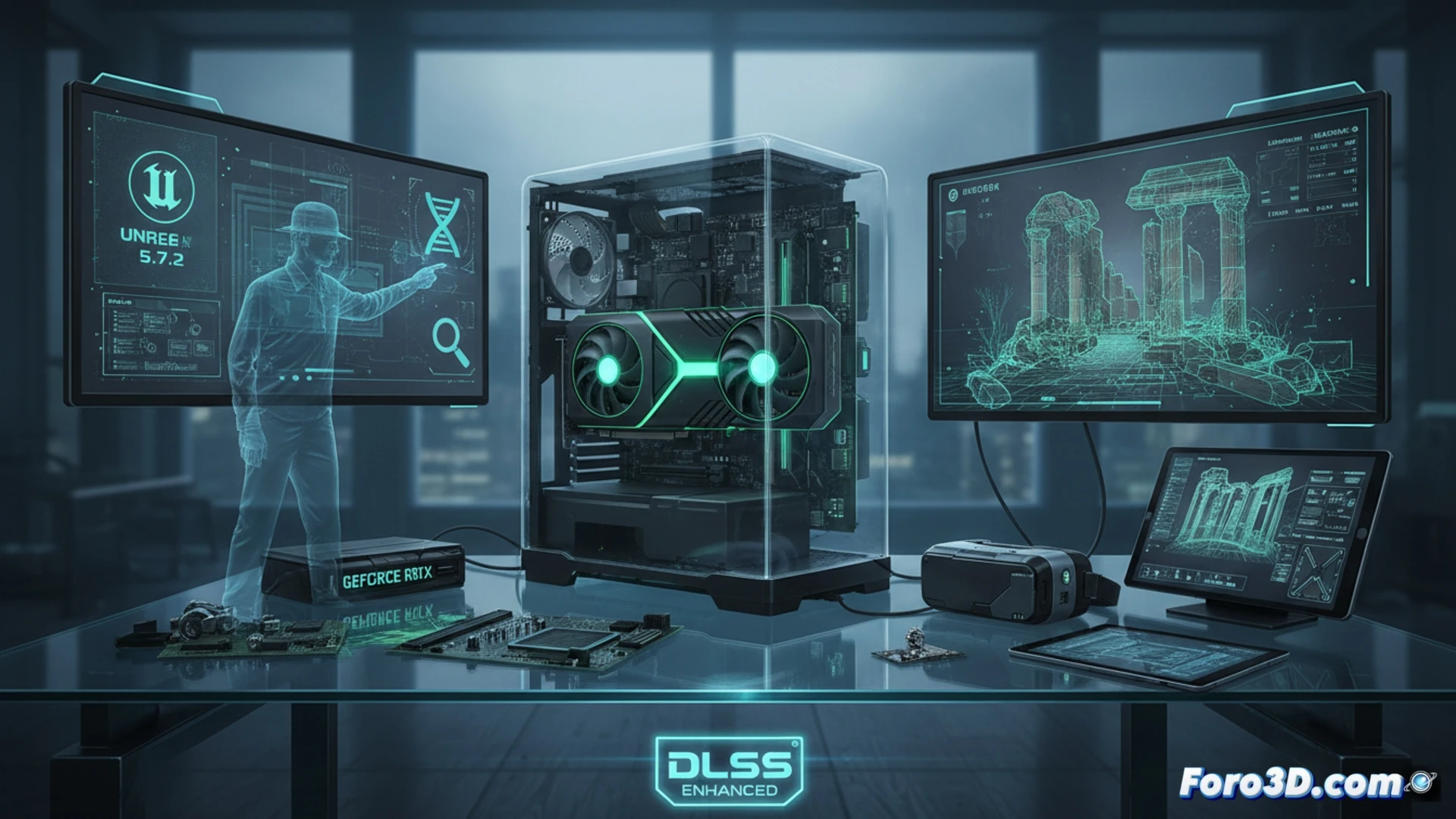 NVIDIA y Unreal Engine 5: Hardware de Juego para Recreación Forense