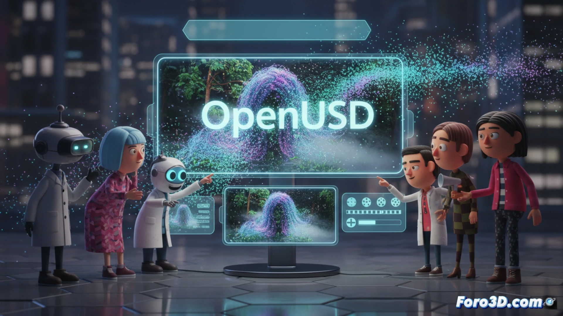 OpenUSD 26.03 integra Gaussian Splatting nativo para VFX