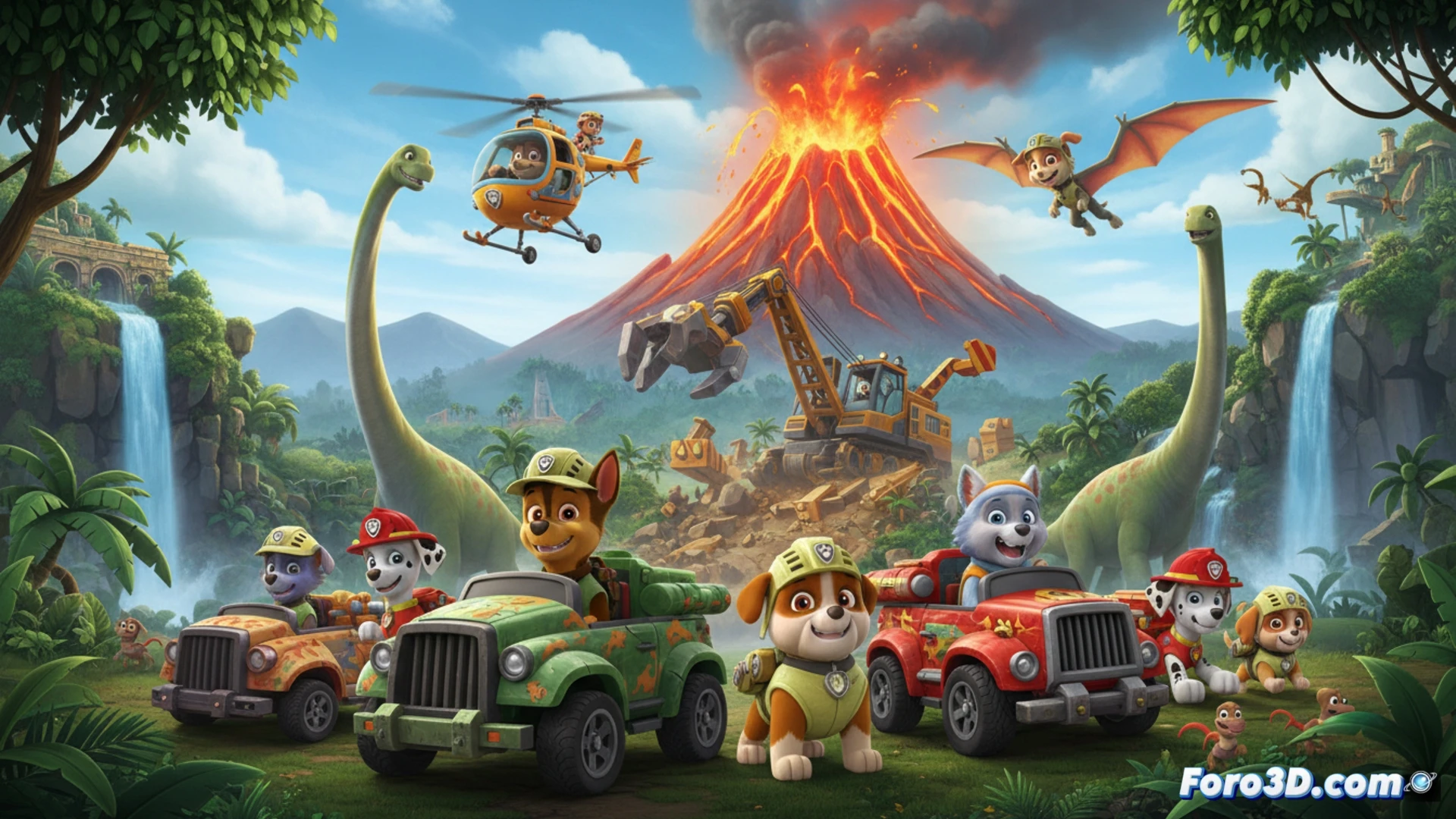 PAW Patrol: The Dino Movie y el 3D en la animación actual