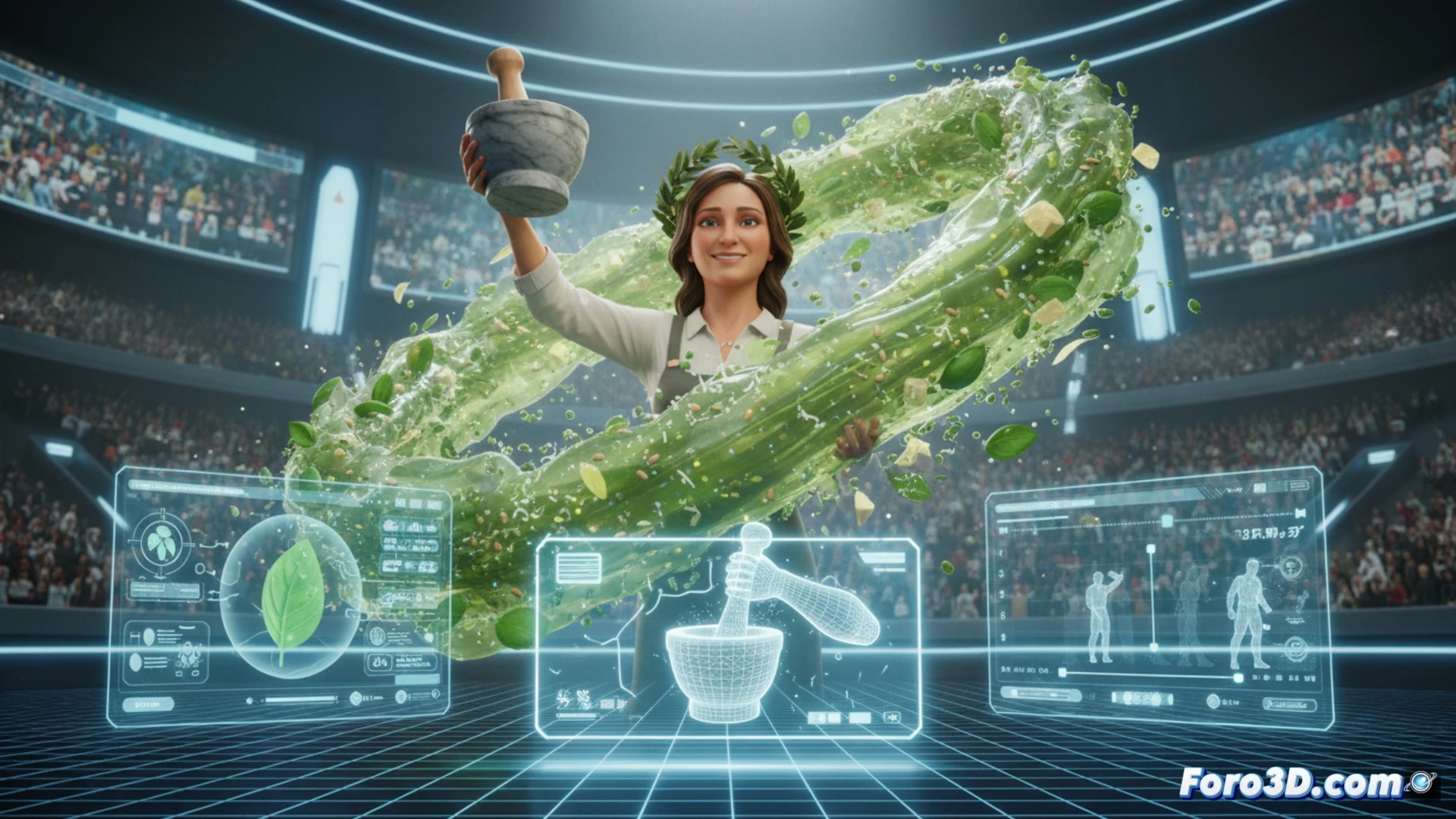 Pesto campeón en 3D: modelando la tradición