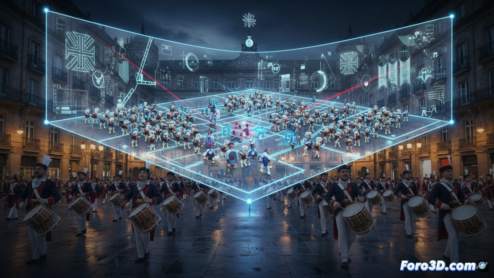 Planificación 3D para eventos masivos: el caso de la Tamborrada