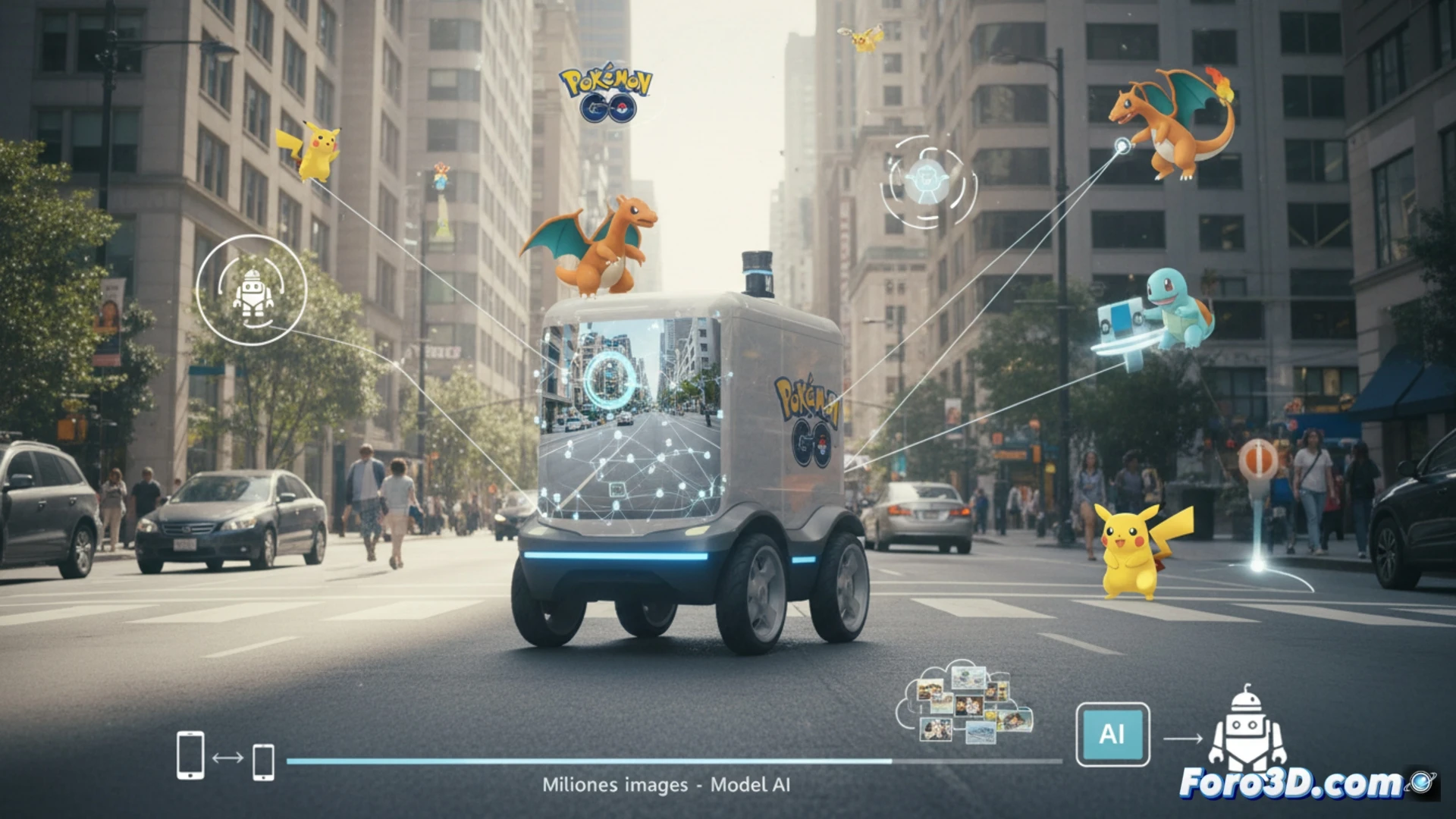 Pokémon Go nutre un sistema de posicionamiento visual para robots