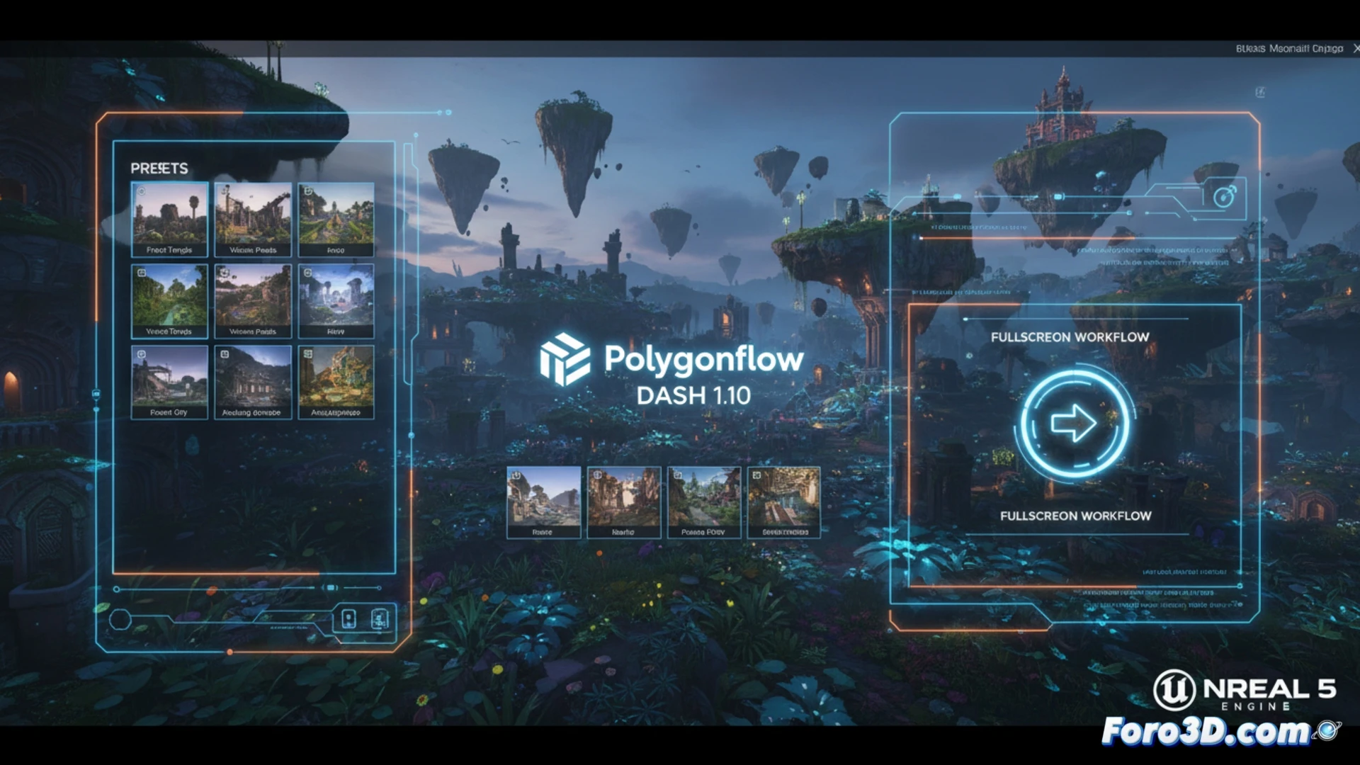 Polygonflow actualiza Dash a la versión 1.10 para Unreal Engine 5