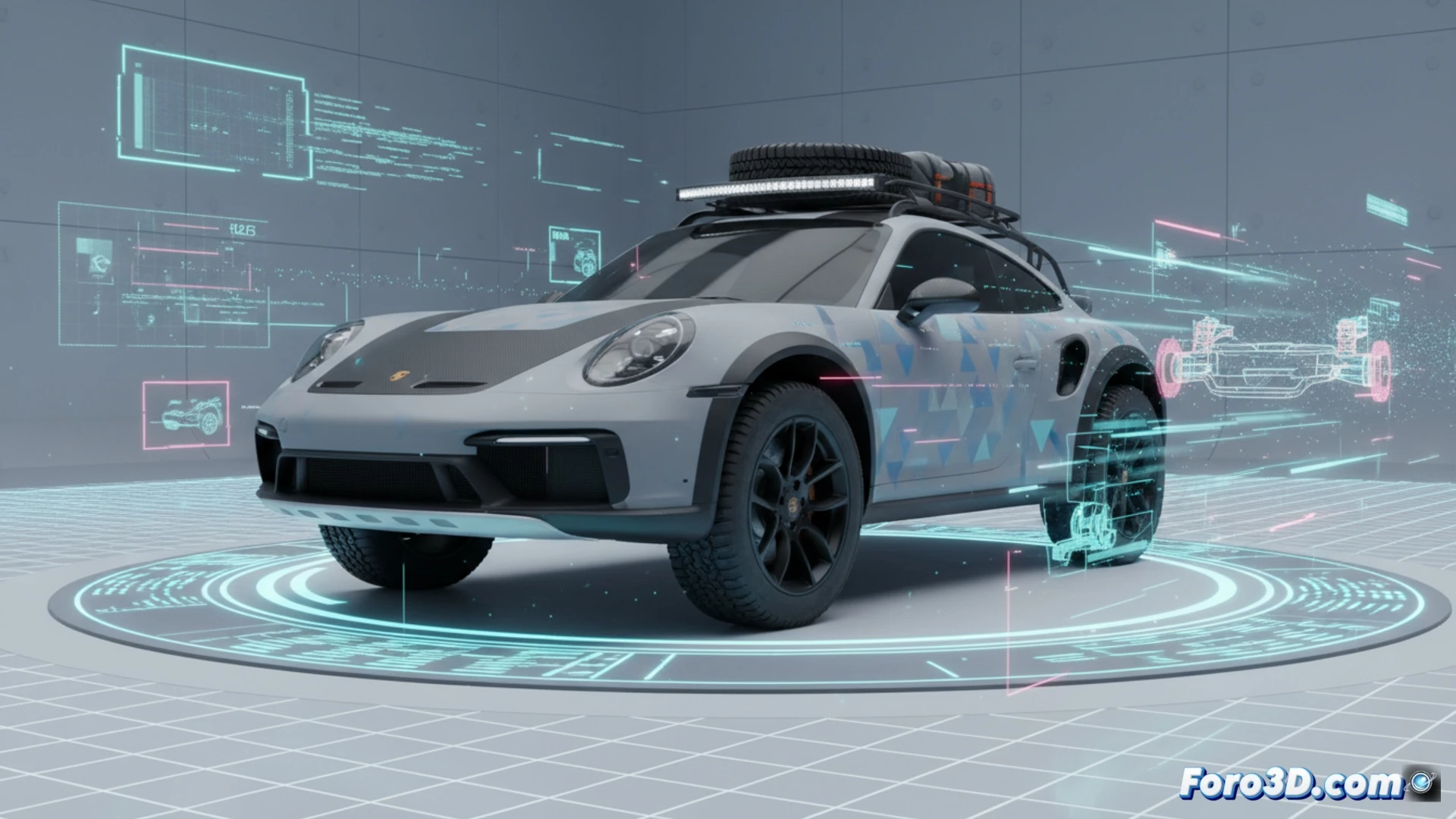 Porsche 911 Dakar 2028: Prototipo y Tecnología 3D