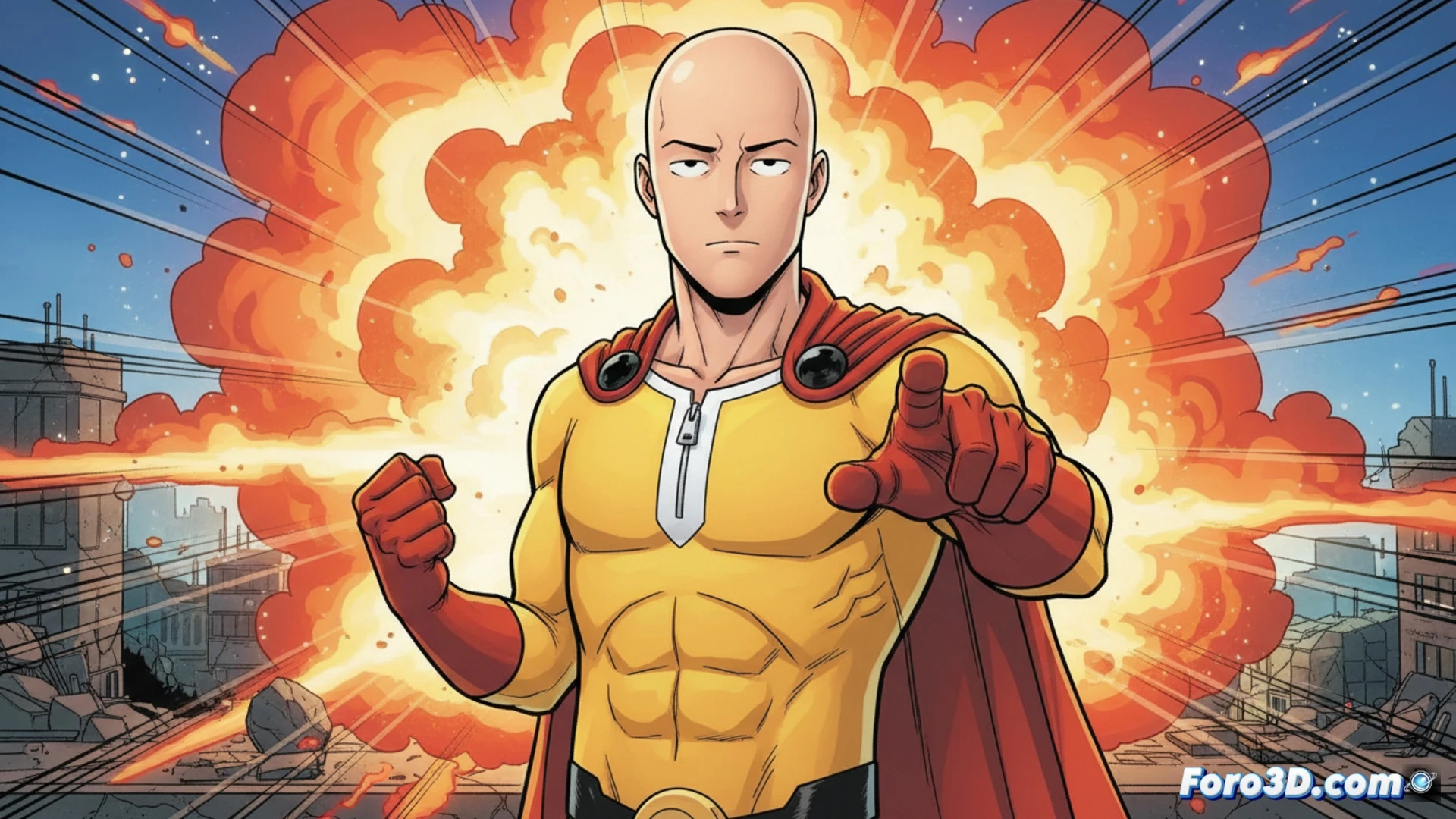 Portada de Invincible rinde homenaje a One-Punch Man
