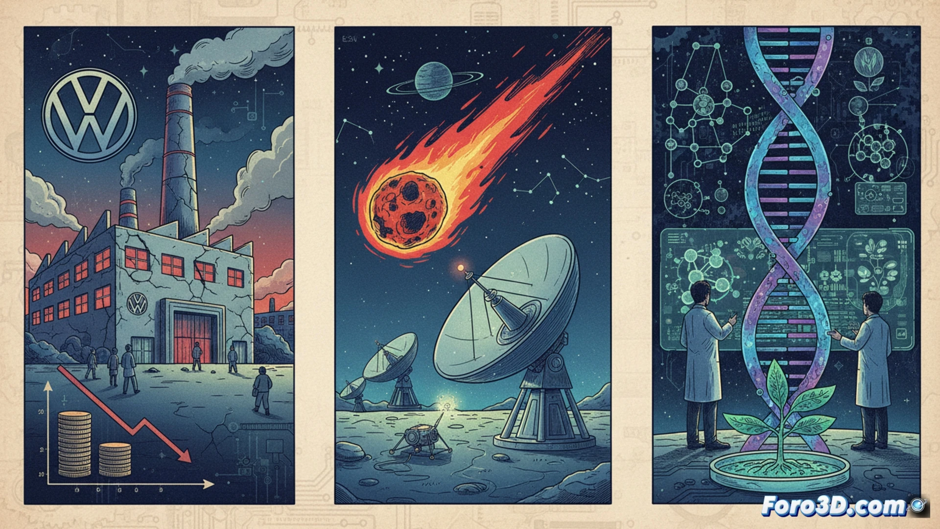 Presión industrial en Alemania: Volkswagen, espacio y biotech