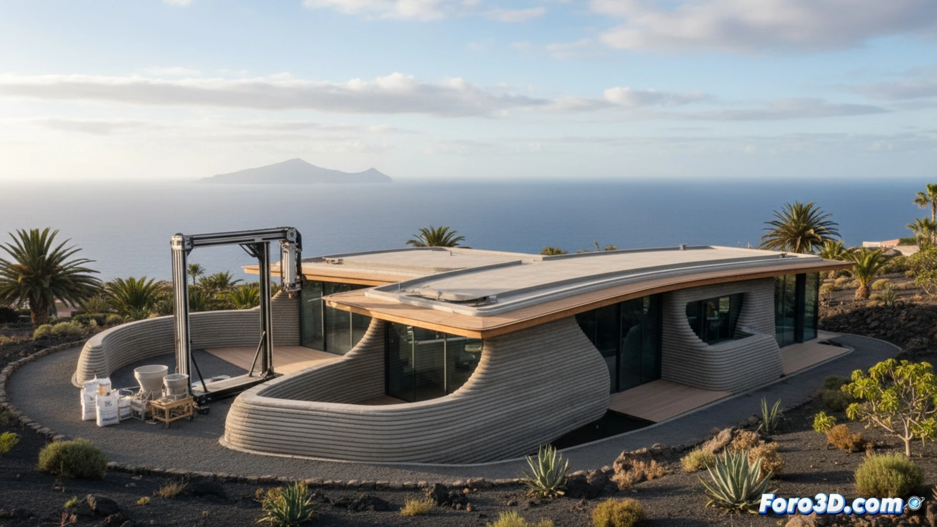 Primera vivienda impresa en 3D construida en Tenerife