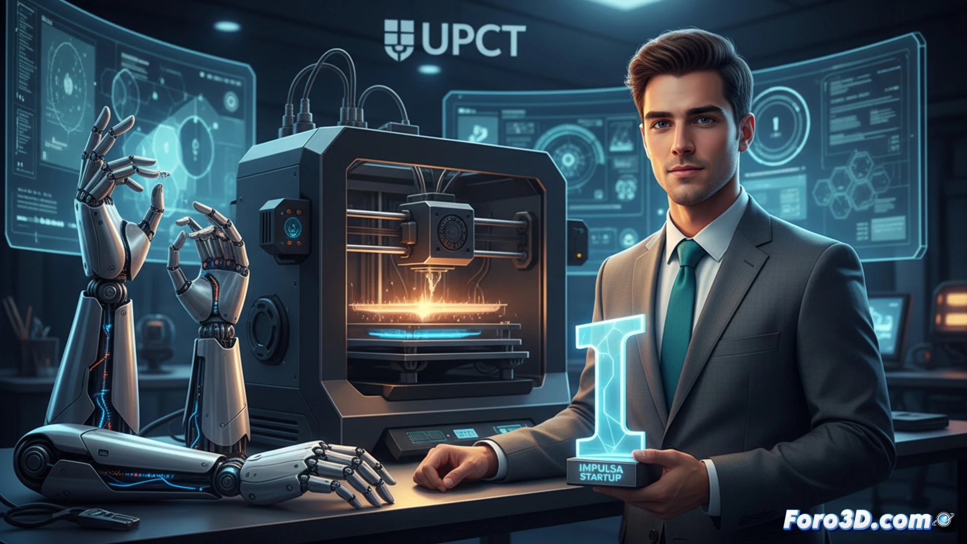 UPCTの3Dバイオニック義肢が全国スタートアップ推進賞を受賞