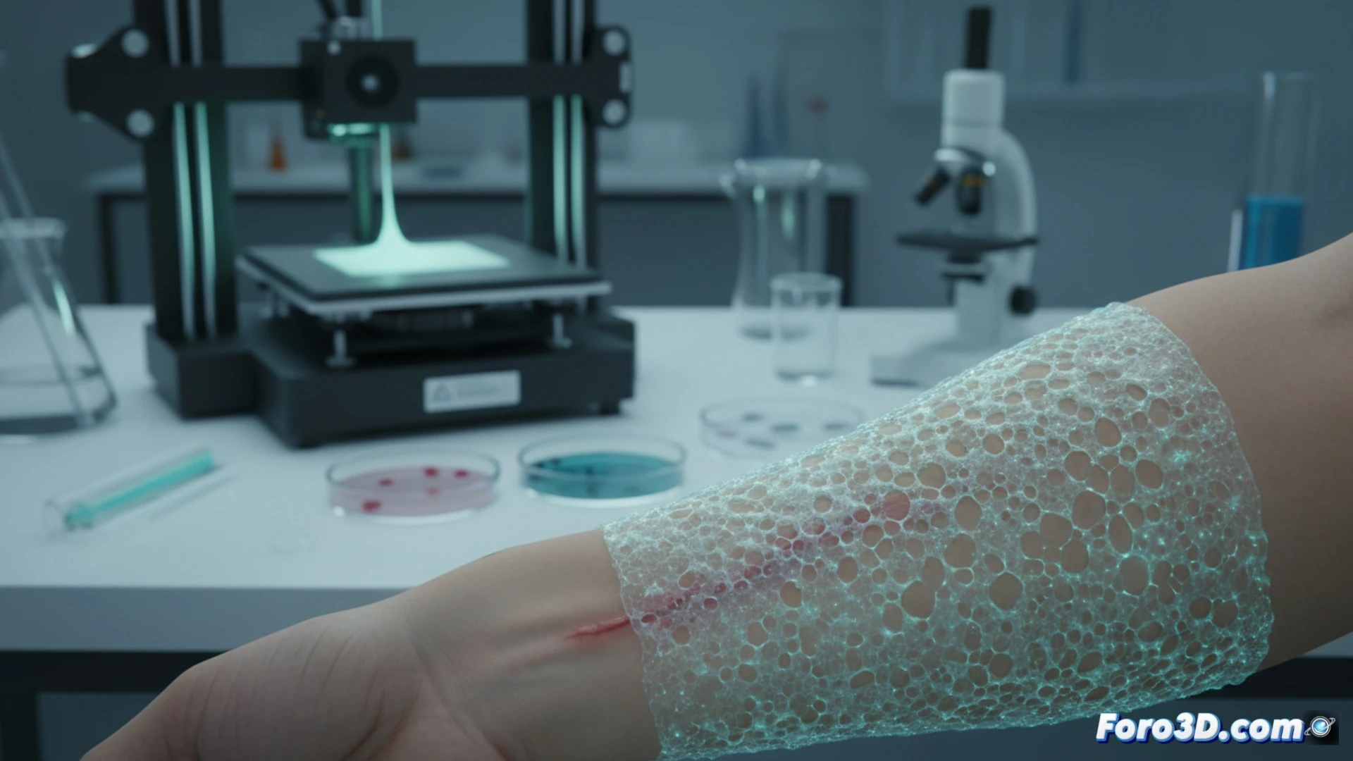 Quitosano impreso en 3D: apósitos personalizados para heridas