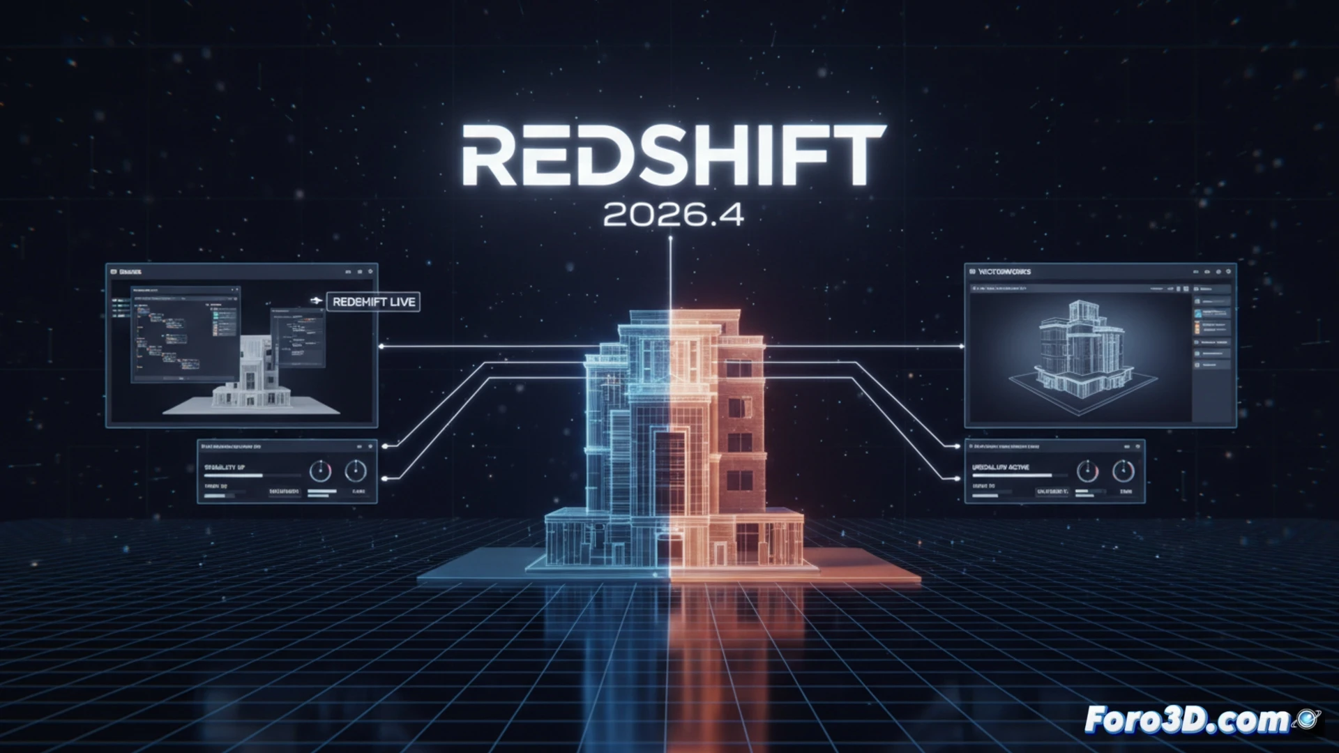 Redshift 2026.4: Un motor en tiempo real para la visualización arquitectónica