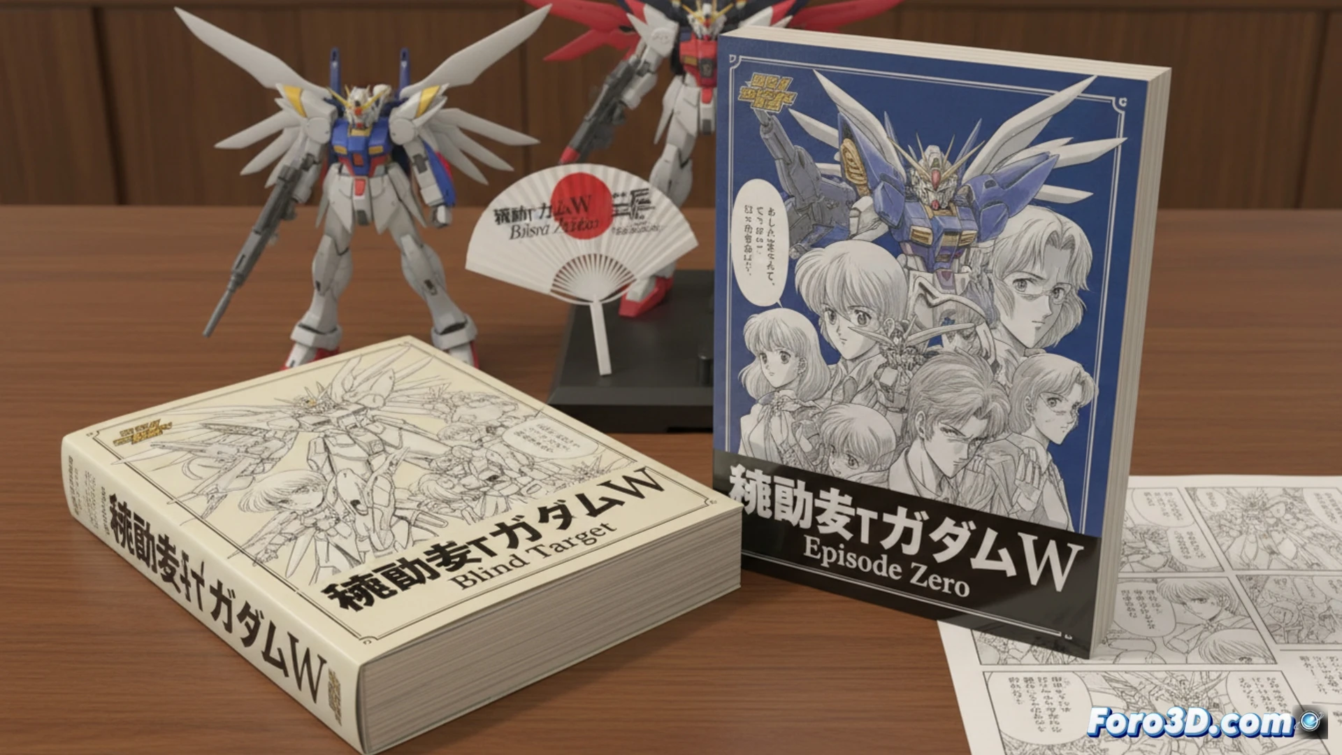 Reeditan en Japón dos mangas precuela de Gundam Wing