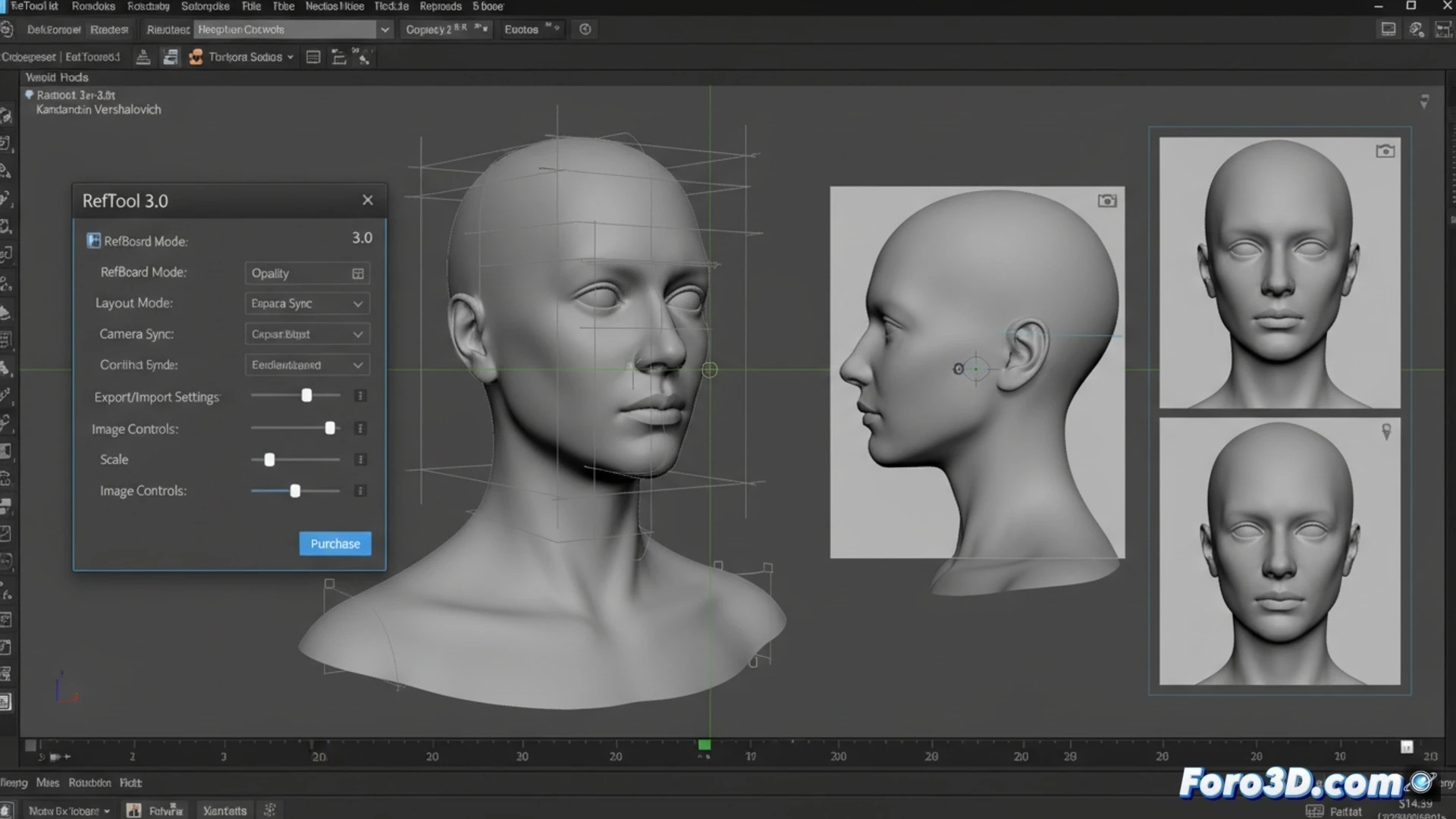 RefTool 3.0 para Maya: Modelado Preciso con Referencias en Videojuegos