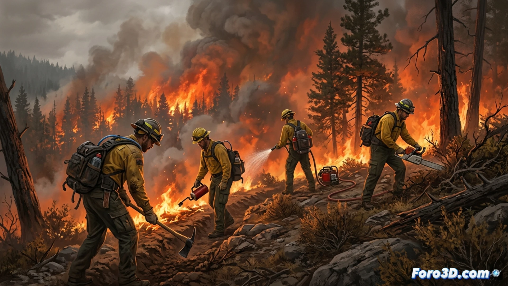 Rescue Ops: Wildfire, un simulador indie de bomberos forestales