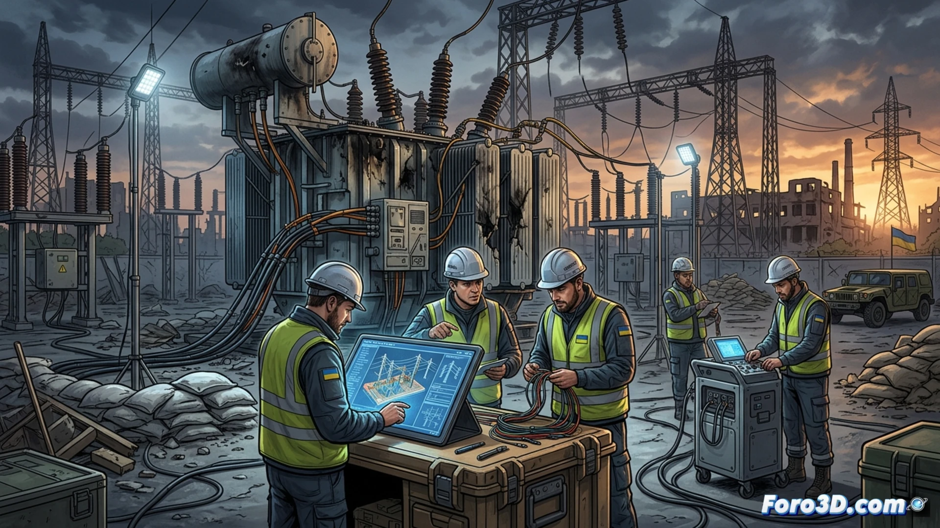 Resiliencia Eléctrica en Guerra: Ingeniería Ucraniana como Caso de Estudio