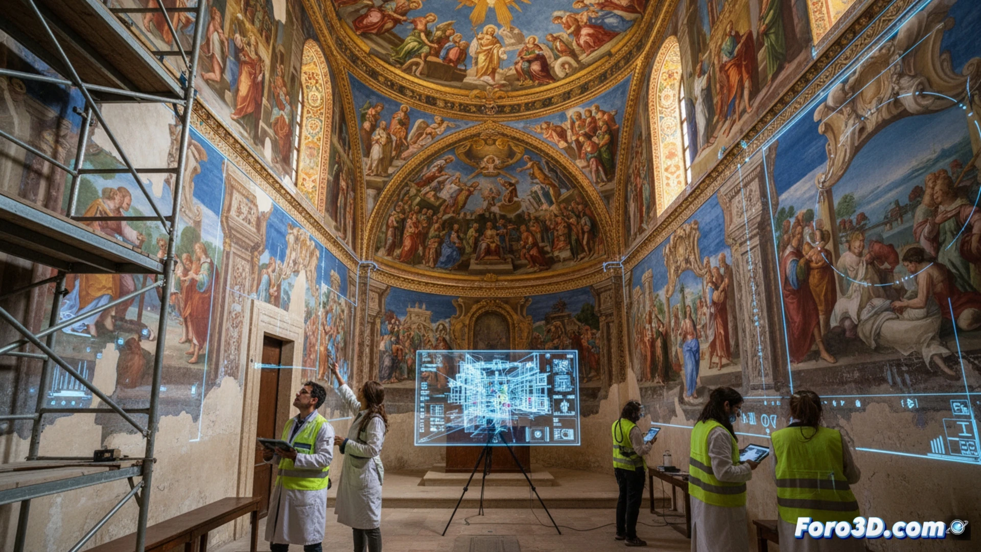 Restauración 3D: Recuperando la Capilla Sixtina catalana