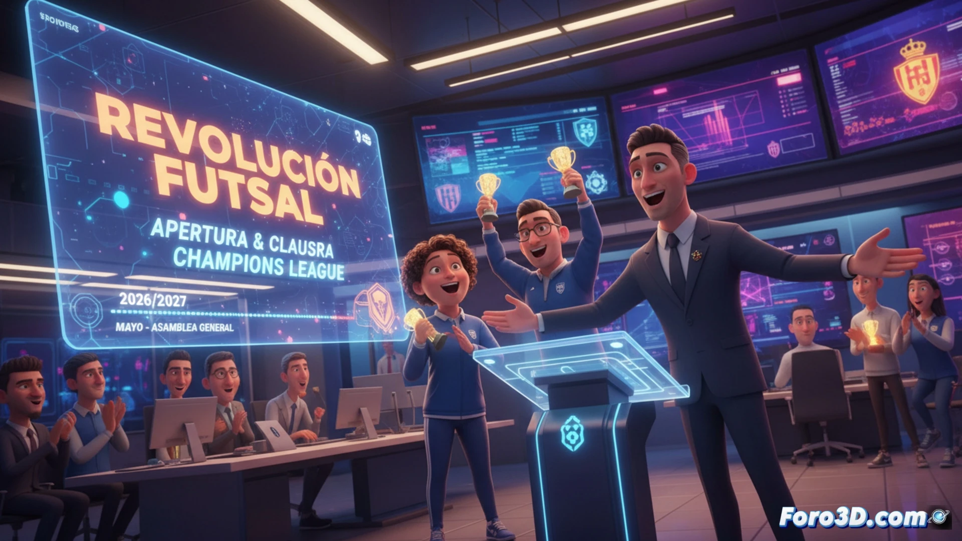 Revolución Futsal: Cómo la 3D puede desentrañar el nuevo formato