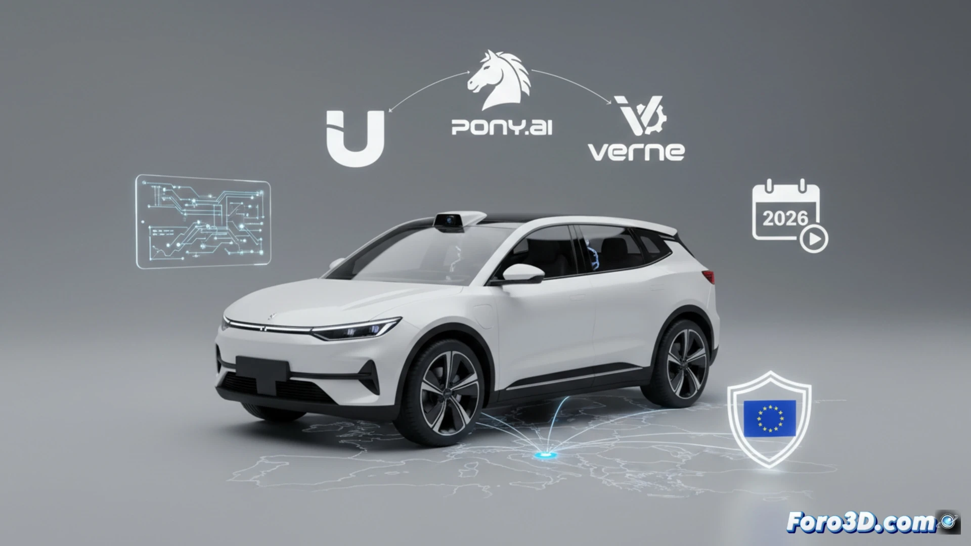 Robotaxis en Europa: La Tecnología 3D Detrás de la Conducción Autónoma