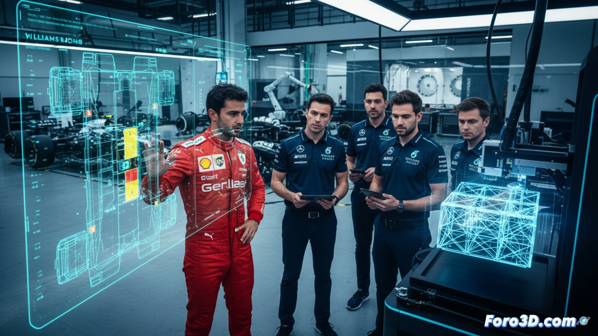 Sainz presiona a Williams: la tecnología 3D como solución urgente