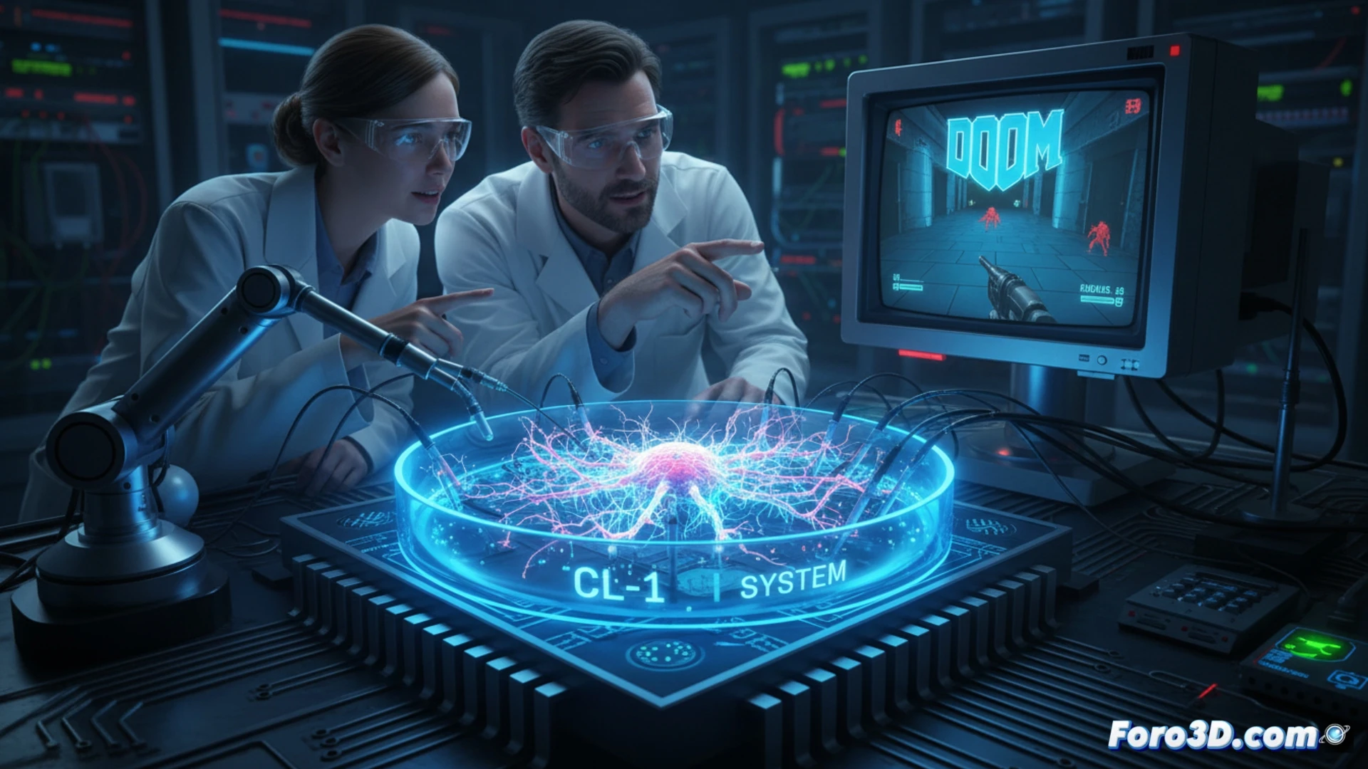 Scientists Teach A Dish Of Human Neurons To Play DOOM