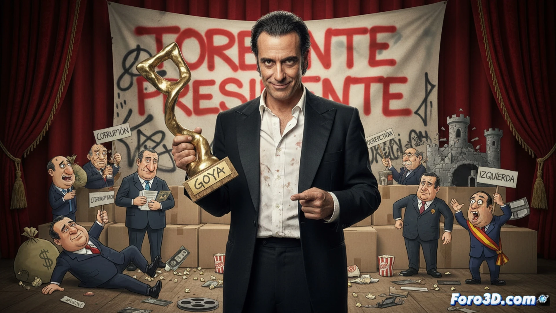 Segura ironiza sobre los Goya y critica a la clase política con Torrente