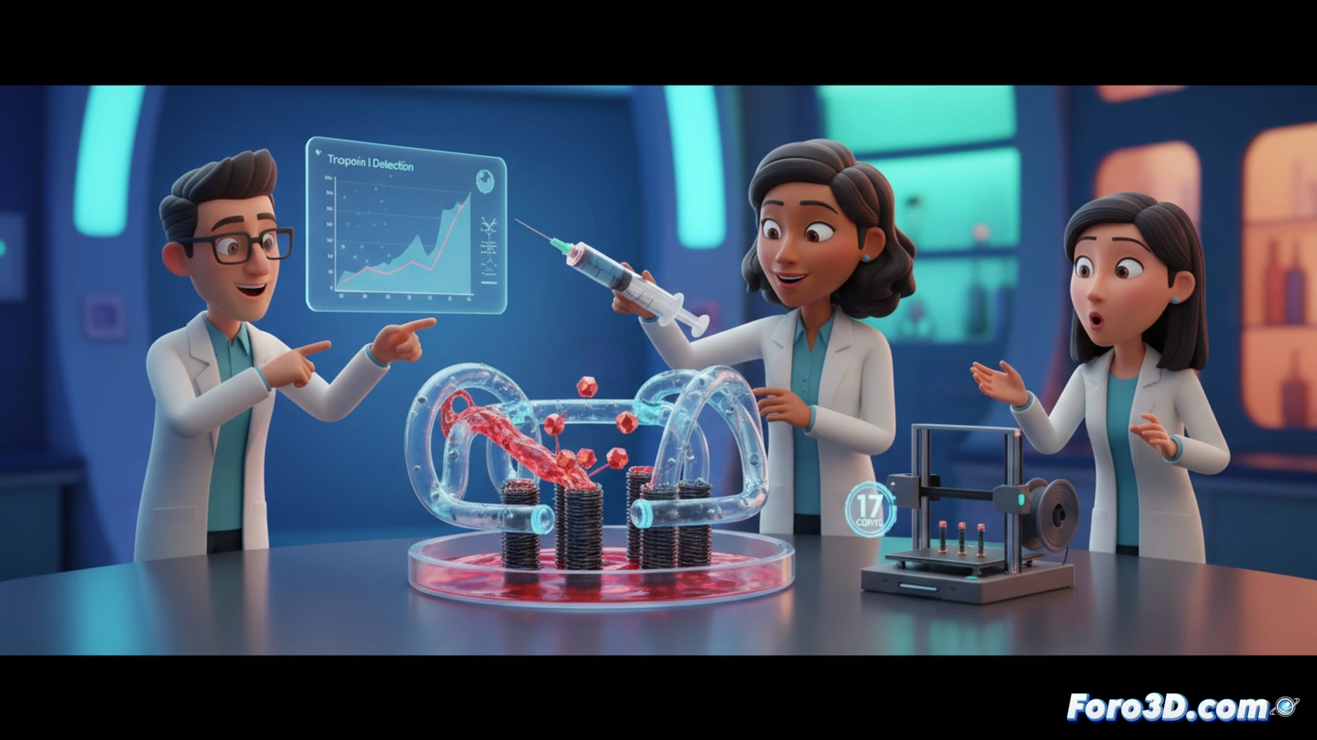 Sensor de infarto impreso en 3D por 17 céntimos revoluciona el diagnóstico