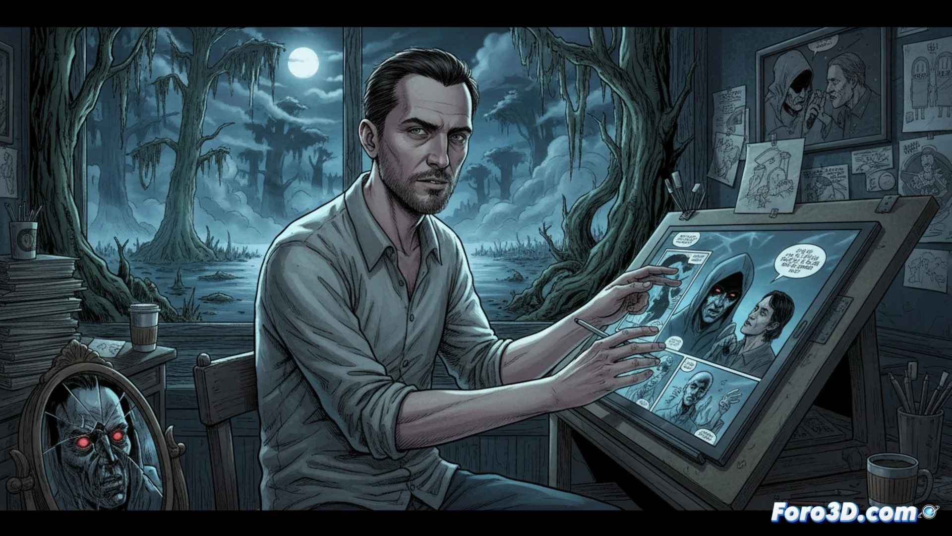 Simon Spurrier desgrana 'The Voice Said Kill', un thriller psicológico en los pantanos