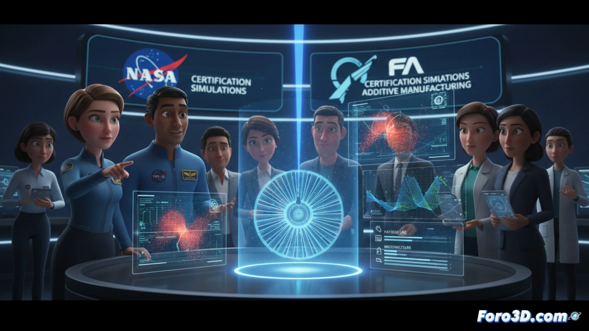 Simulación computacional para certificar piezas 3D en aviación