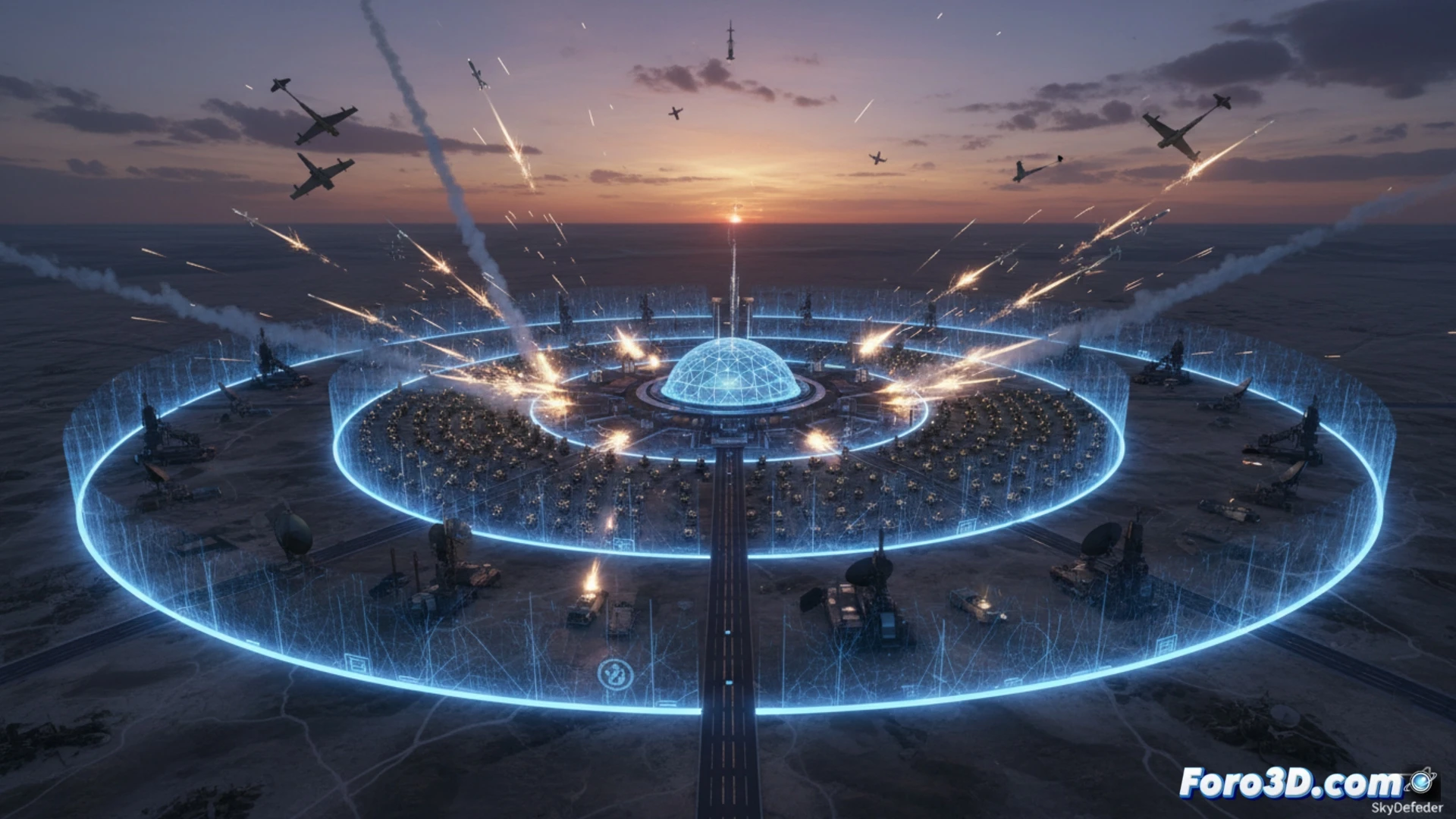 SkyDefender: Tres capas de defensa contra amenazas aéreas