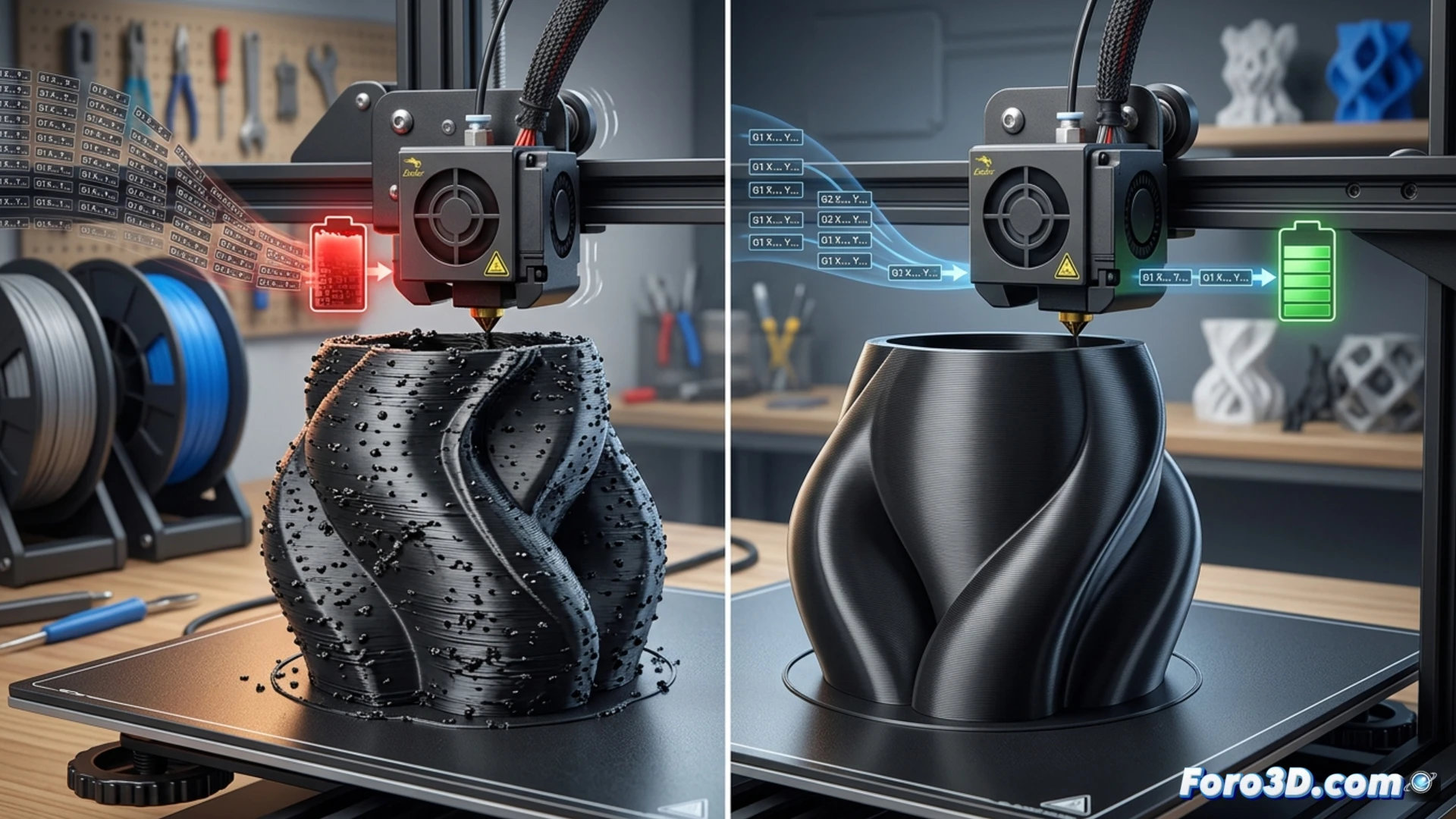 Solucionar tartamudeos en curvas: Arc Welder y ajustes de malla