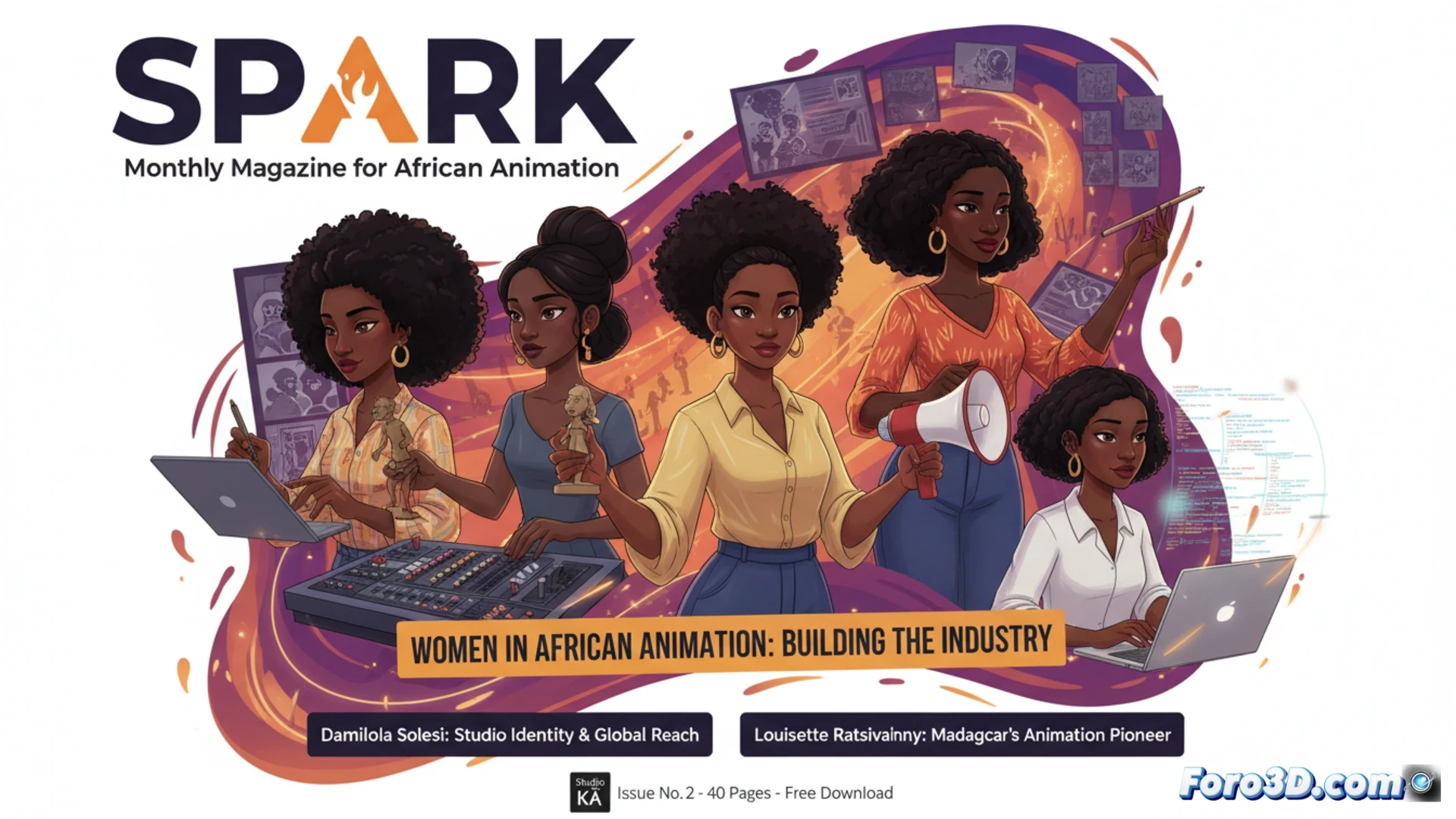 SPARK Revista: Mujeres Construyendo la Animación Africana