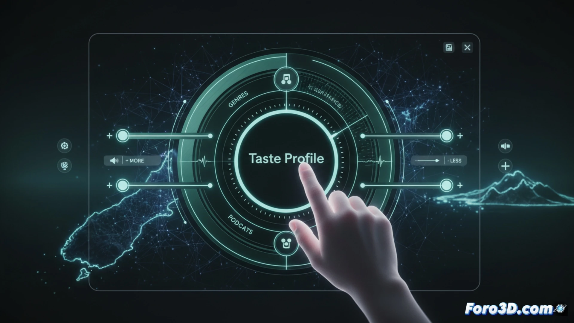 Spotify prueba un control manual para el Perfil de Gustos