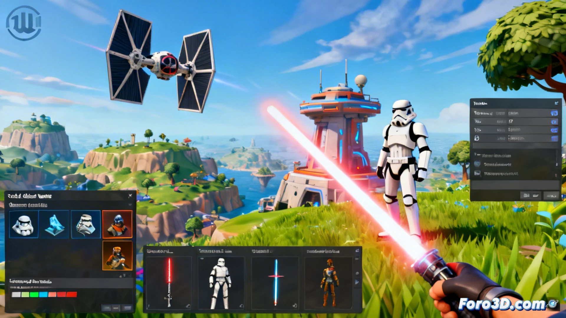 Star Wars se integra en Fortnite con herramientas creativas oficiales