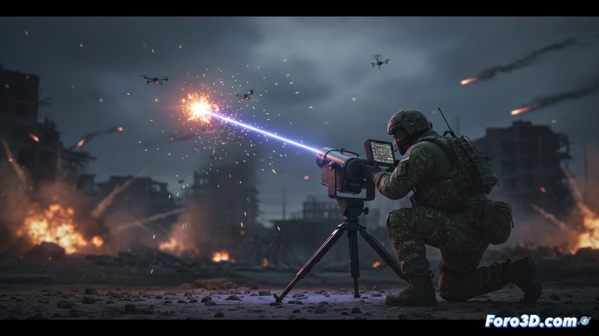 SunRay: Análisis 3D de un Láser Antidrones Ucraniano