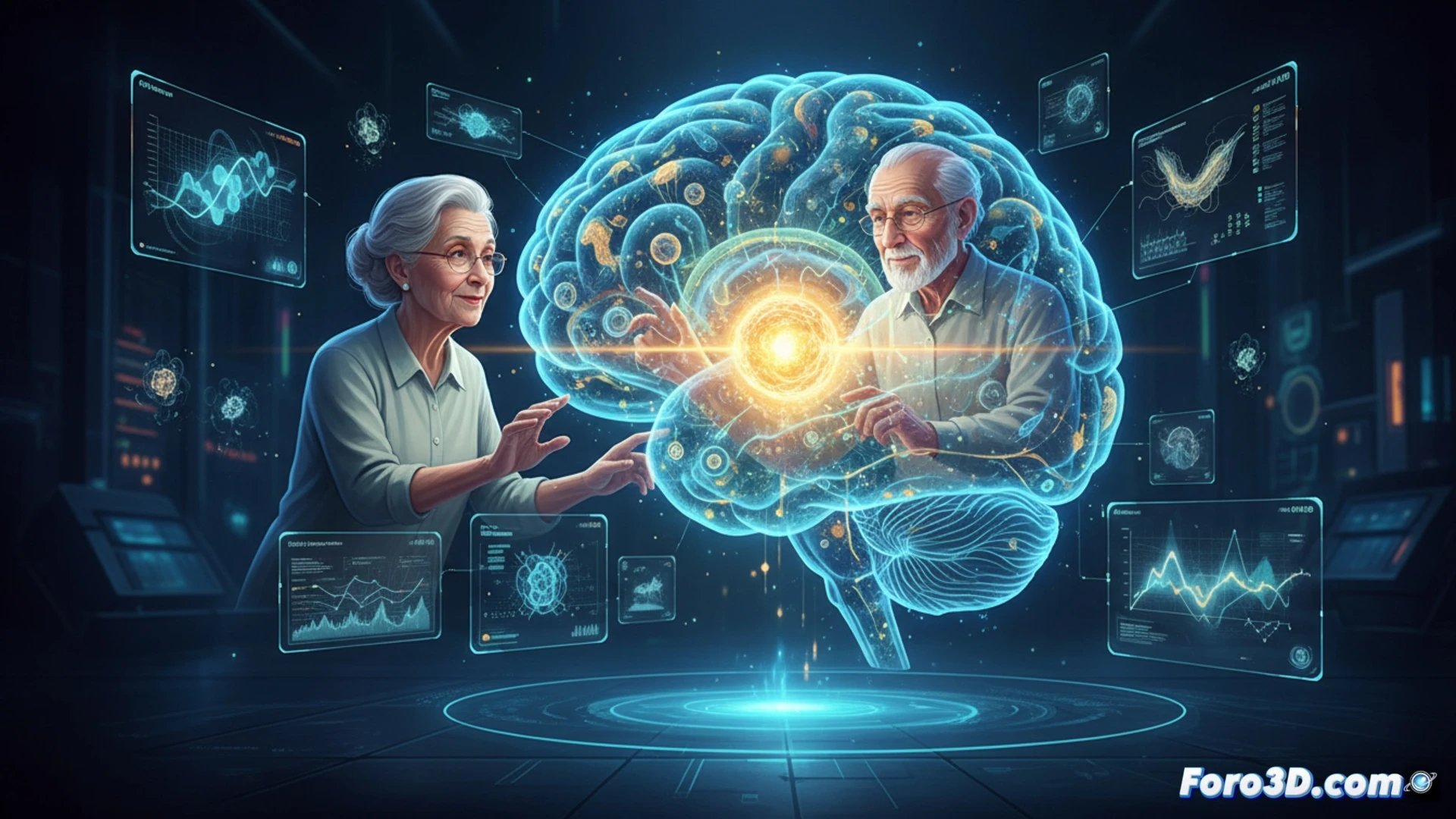 SuperAncianos: su secreto cerebral y la visualización 3D