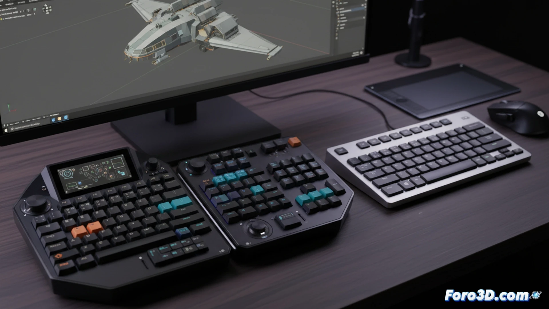 Teclados actuales para diseño gráfico y modelado 3D
