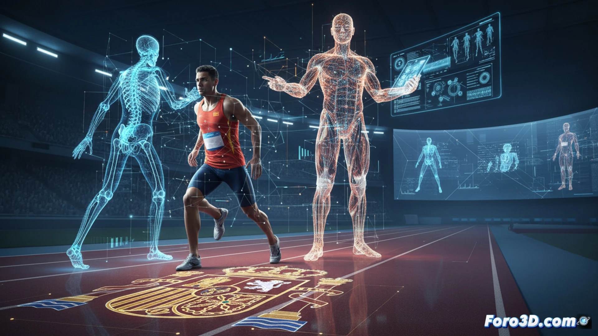 Tecnología 3D: el entrenador invisible de la selección española de atletismo