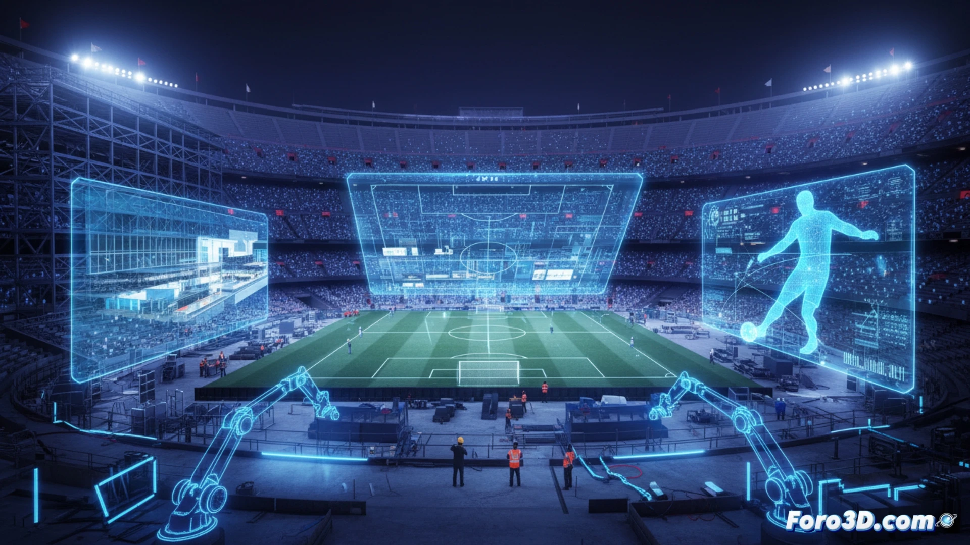 Tecnología 3D: el otro partido en el Camp Nou
