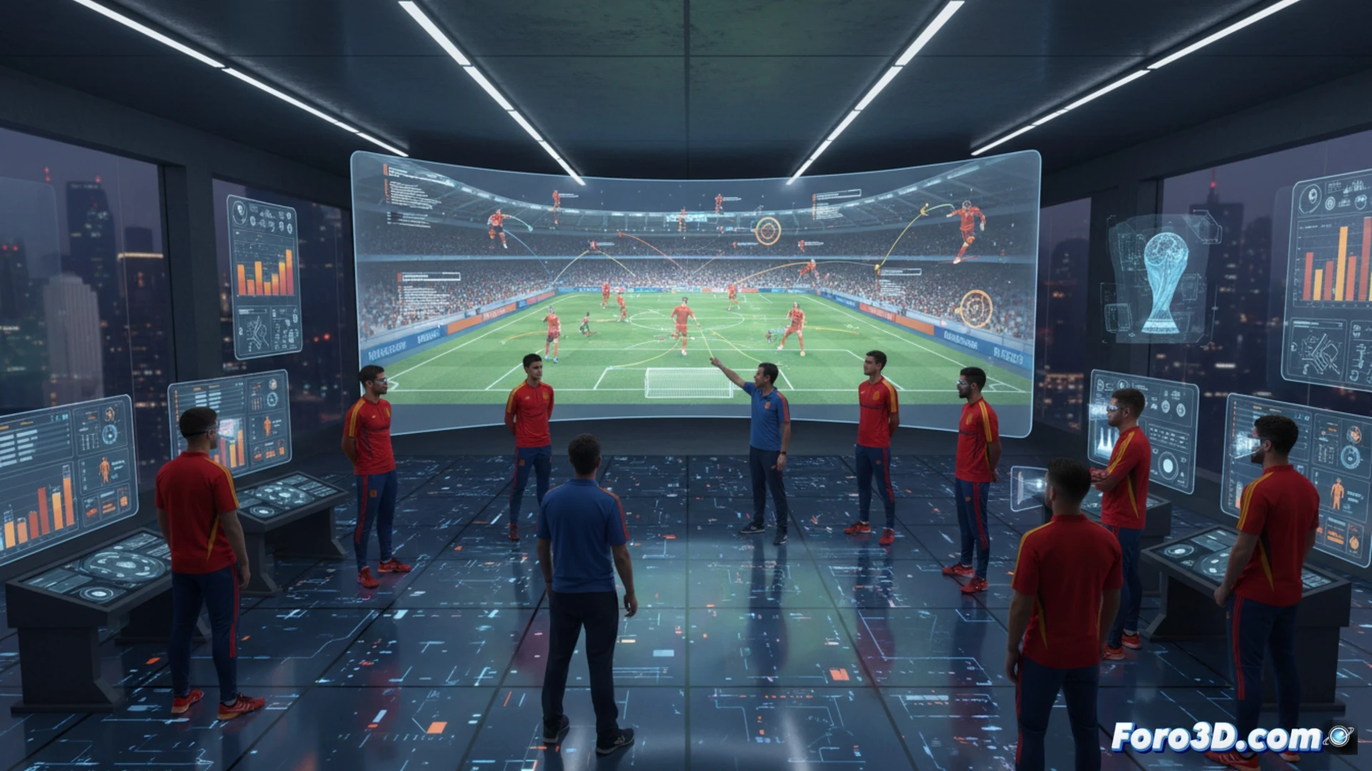 Tecnología 3D en la preparación de la selección española