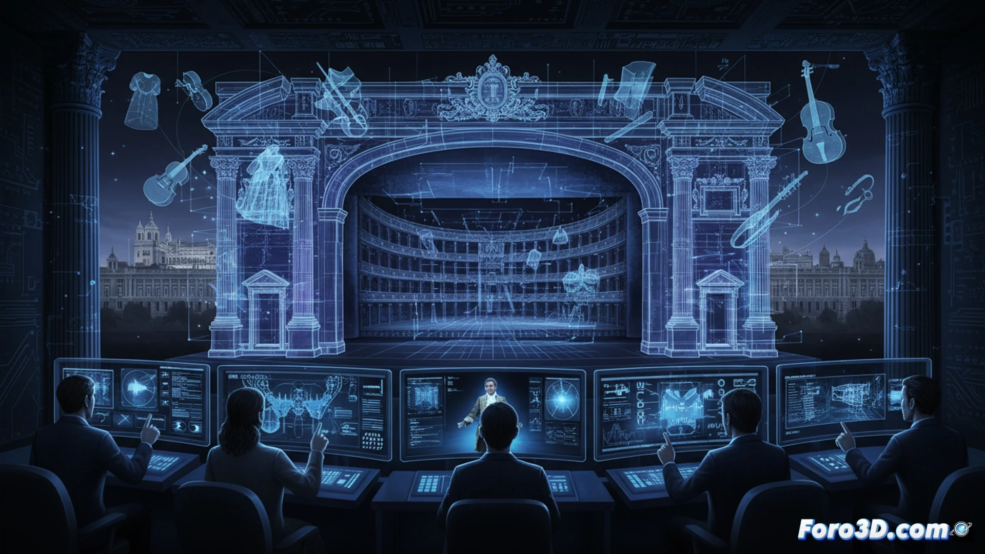 Tecnología 3D en la Preproducción de Conciertos de Ópera