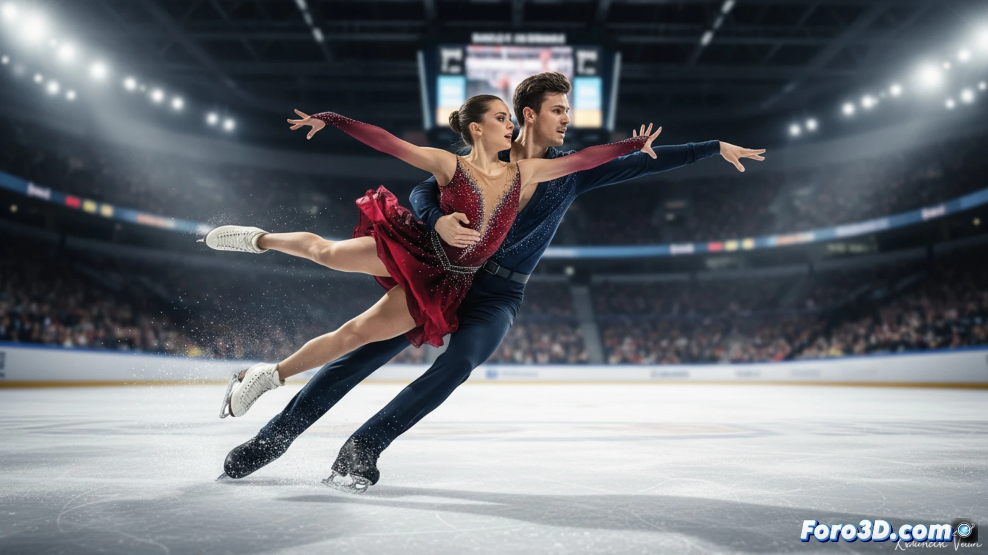 Tecnología 3D para analizar el récord español en danza sobre hielo