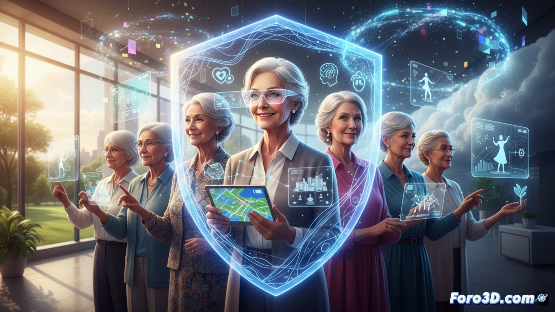 Tecnología 3D para proteger y empoderar a las mujeres mayores